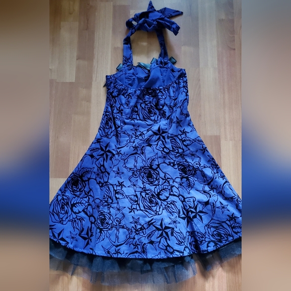 Gothabilly retro style dress - Picture 1 of 5